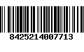 Código de Barras 8425214007713