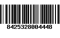 Código de Barras 8425328004448