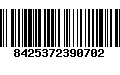 Código de Barras 8425372390702