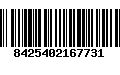 Código de Barras 8425402167731