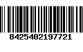 Código de Barras 8425402197721