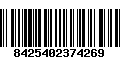 Código de Barras 8425402374269