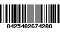 Código de Barras 8425402674208