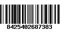 Código de Barras 8425402687383