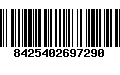 Código de Barras 8425402697290