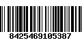 Código de Barras 8425469105387