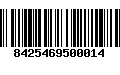 Código de Barras 8425469500014