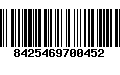 Código de Barras 8425469700452
