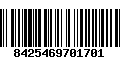Código de Barras 8425469701701
