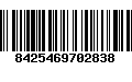 Código de Barras 8425469702838