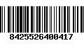 Código de Barras 8425526400417