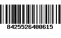 Código de Barras 8425526400615