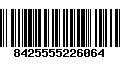Código de Barras 8425555226064