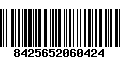 Código de Barras 8425652060424
