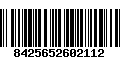 Código de Barras 8425652602112