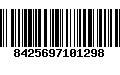 Código de Barras 8425697101298