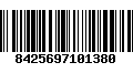 Código de Barras 8425697101380