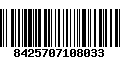 Código de Barras 8425707108033