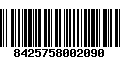 Código de Barras 8425758002090