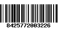 Código de Barras 8425772003226