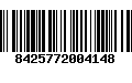 Código de Barras 8425772004148