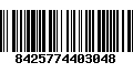 Código de Barras 8425774403048