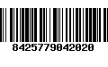 Código de Barras 8425779042020