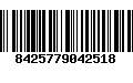 Código de Barras 8425779042518