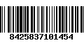 Código de Barras 8425837101454