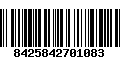 Código de Barras 8425842701083