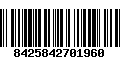 Código de Barras 8425842701960