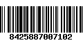 Código de Barras 8425887007102