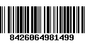 Código de Barras 8426064981499