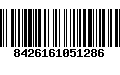 Código de Barras 8426161051286