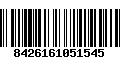 Código de Barras 8426161051545