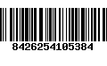 Código de Barras 8426254105384