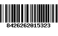 Código de Barras 8426262015323