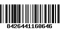 Código de Barras 8426441160646