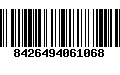 Código de Barras 8426494061068