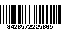 Código de Barras 8426572225665