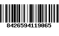 Código de Barras 8426594119065