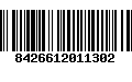 Código de Barras 8426612011302