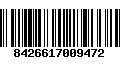 Código de Barras 8426617009472