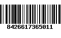 Código de Barras 8426617365011