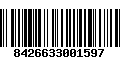 Código de Barras 8426633001597