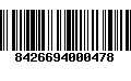 Código de Barras 8426694000478