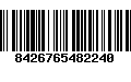 Código de Barras 8426765482240