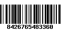 Código de Barras 8426765483360