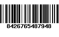 Código de Barras 8426765487948