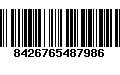 Código de Barras 8426765487986